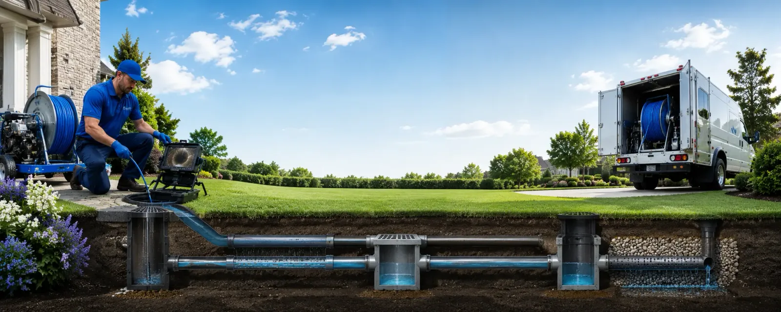 Outdoor drain cleaning information for Noxen, PA